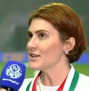 Esposa atende a pedido de Lito Sousa e vai ao estádio no aniversário do Palmeiras