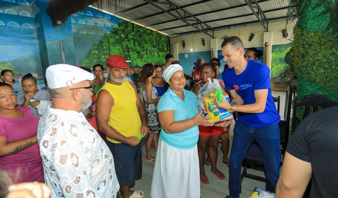 Alagoas Sem Fome e SEDH fazem doações de alimentos a povos de Matriz Africana