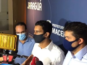 Rui e JHC se reúnem em primeira reunião de transição de gestão em Maceió