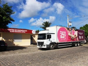 Carreta do Amor proporciona exames de mamografia e citologia para mulheres de Penedo