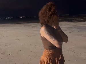 [Vídeo] Turista se surpreende com maré baixa em Maceió e vídeo viraliza nas redes sociais