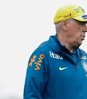 Carlo Ancelotti promove mudança na escalação da Seleção no último treino em Seul
