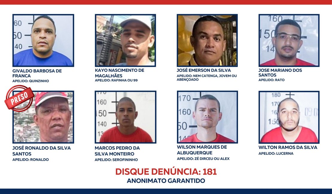 Líder de facção é preso duas semanas após divulgação de lista dos mais procurados