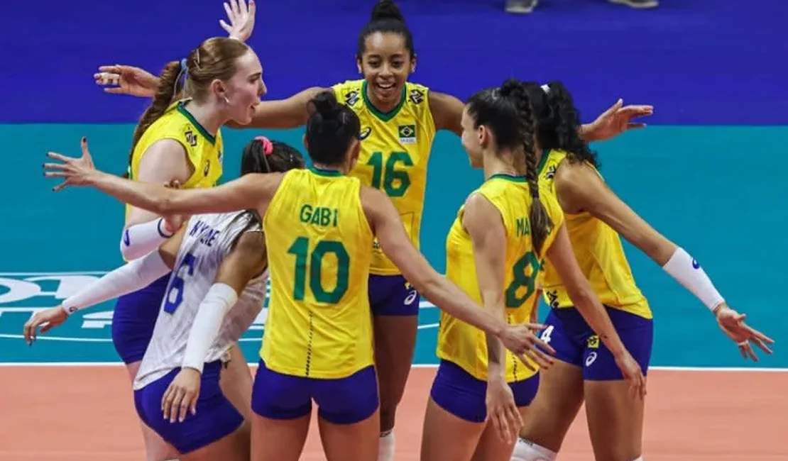 Brasil vence Sérvia e se reabilita na Liga das Nações feminina