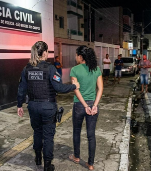 Polícia Civil prende mulher investigada por estelionato em São Miguel dos Campos