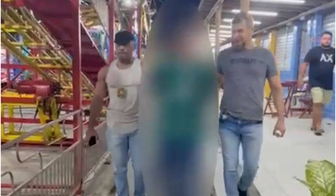 Foragido condenado por tráfico de drogas é preso em parque de diversões em Viçosa