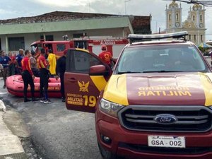 Bombeiros socorreram 198 pessoas em Alagoas desde o início das chuvas