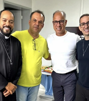 Francisco Sales recebe visita de Missionário Dunga e Diácono Rômulo Canuto