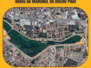SMTT inicia trabalho de sinalização na Marginal do Riacho Piauí, em Arapiraca