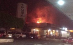 Suposto incêndio na churrascaria, em Arapiraca