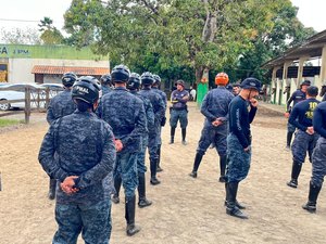 Arapiraca: 3º BPM recebe turma do 6º Curso de Policiamento Montado para dois dias de instruções