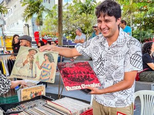 De graça na praça: 5ª Feira de Discos de Arapiraca amplia oferta de expositores e bandas