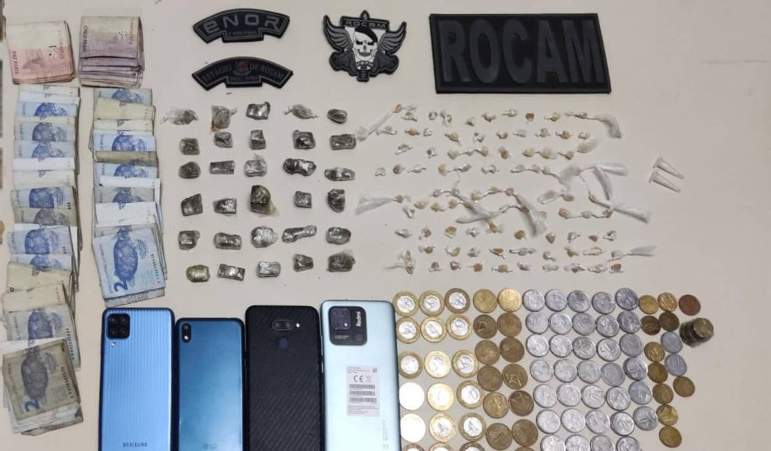 Adolescente é apreendido com crack, cocaína maconha no bairro Brasília