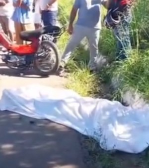 81 anos: idoso morre em acidente na BR-316, em Palmeira dos Índios