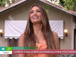 Patrícia Poeta celebra volta ao ‘É de Casa’, após cirurgia nas amígdalas