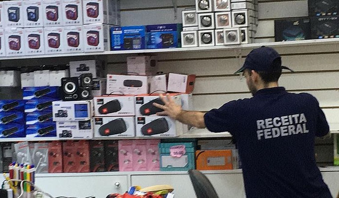 Operação da Receita Federal apreende mercadorias 'piratas ...