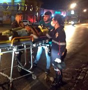 Dupla de menores sofre acidente em Arapiraca