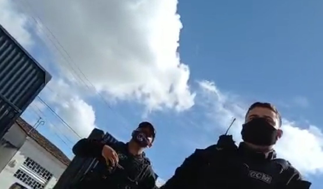[Vídeo] Ação truculenta de guardas municipais de Teotonio Vilela viraliza nas redes sociais