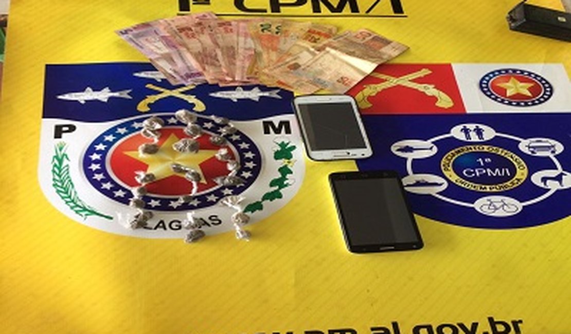 Polícia desmancha ponto de venda de drogas em São Miguel dos Campos