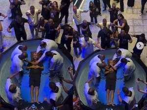 Batismo em igreja no Rio repercute após jovem voltar a andar e emocionar fiéis