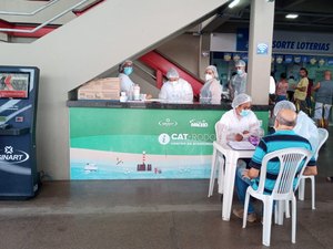 Prefeitura inicia vacinação contra a Covid-19 no Terminal Rodoviário de Maceió