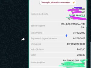 Homem quita parcelas atrasadas de veículo e banco alega que boleto era falso