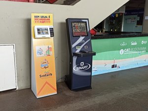 Terminal Rodoviário de Maceió recebe totem de recarga do Cartão Bem Legal