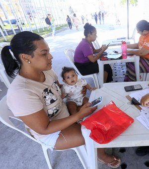 Secretaria da Primeira Infância leva atendimentos e cadastros do Cartão Cria ao Rei Pelé