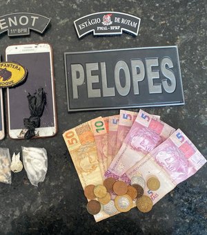 Casal que tentou esconder droga no telhado do vizinho é preso em flagrante em Penedo