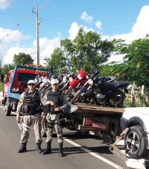 Operação do BPRv retira mais de dez veículos de circulação no Agreste