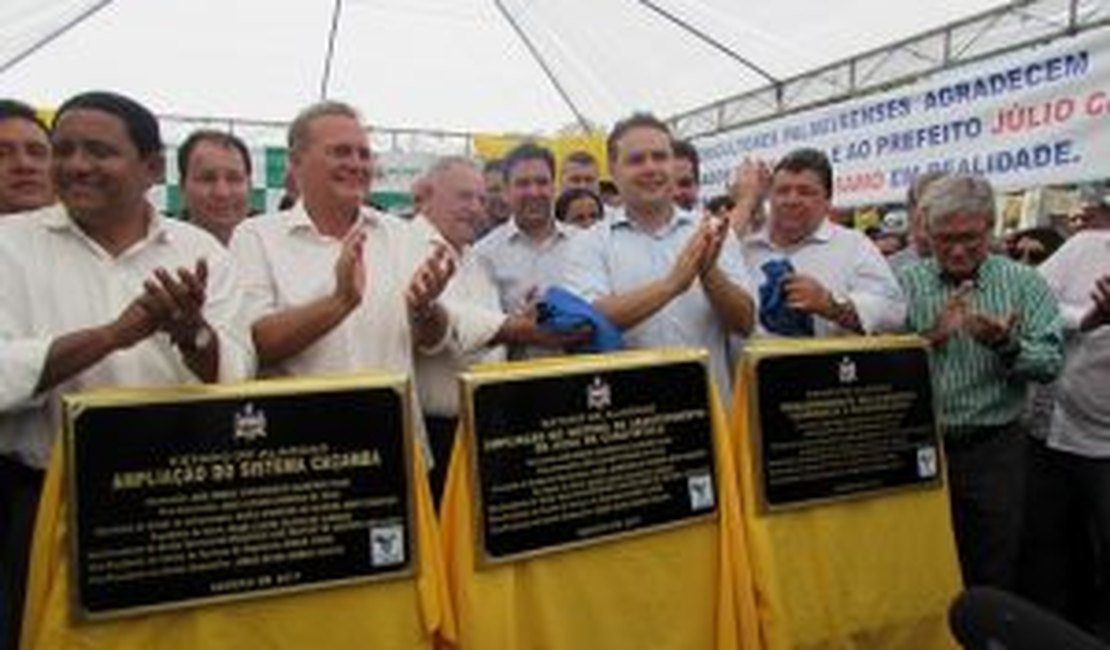 Governo inaugura obras para reforçar abastecimento de Palmeira dos Índios