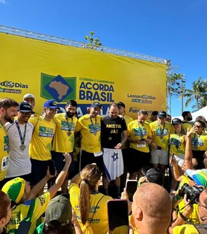 ‘Corrida e Caminhada Acorda Brasil’ movimenta orla marítima de Maceió