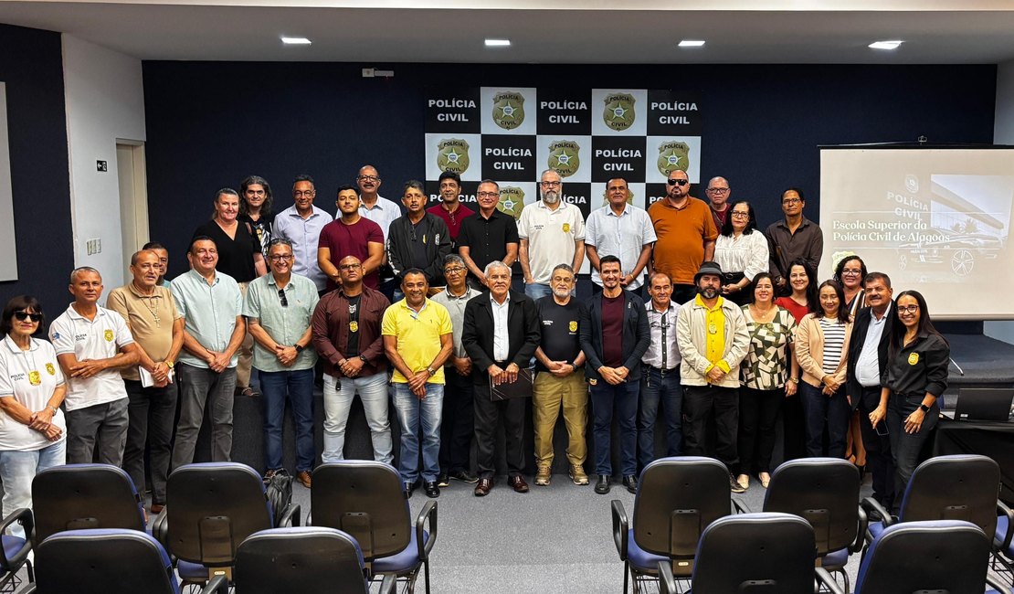 Polícia Civil promove curso para aprimorar investigações de pessoas desaparecidas em Alagoas
