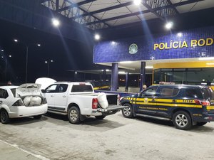 Operação integrada apreende 41 quilos de maconha em dois carros no Sertão