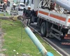 Postes de concreto da Praia da Avenida são substituídos por equipamentos em fibra de vidro