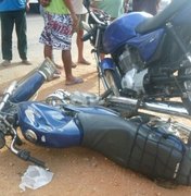 Acidente com duas motos deixa seis vítimas no povoado Canaã