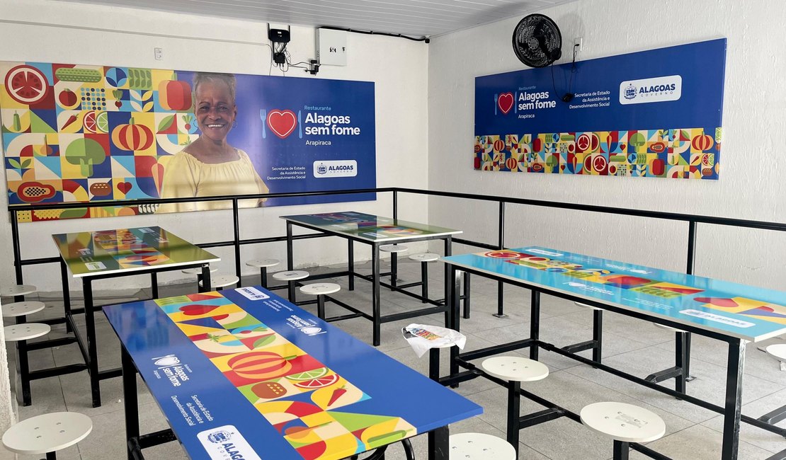 Governo inaugura restaurante popular nesta quinta-feira (21) em Arapiraca