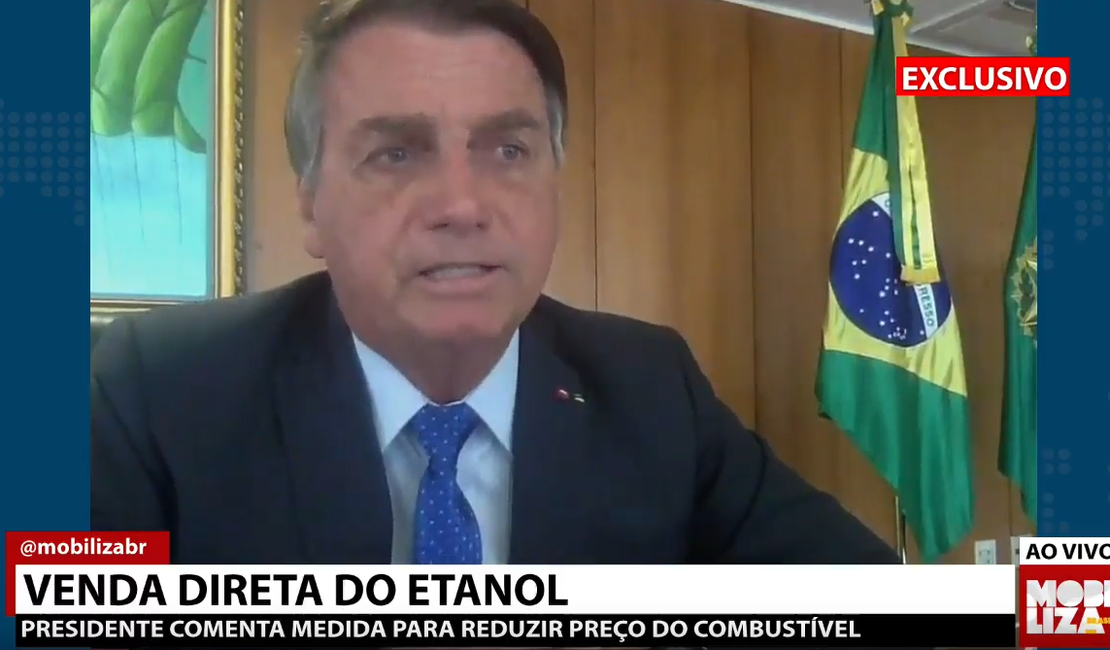 Em meio a tensão política, Bolsonaro critica governadores durante entrevista