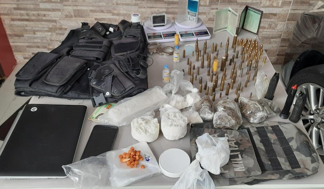 Operação Estorvo cumpre 22 mandados de prisão, busca e apreensão em vários bairros de Maceió