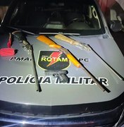 Polícia descobre fábrica clandestina de armas e apreende espingardas no Pilar