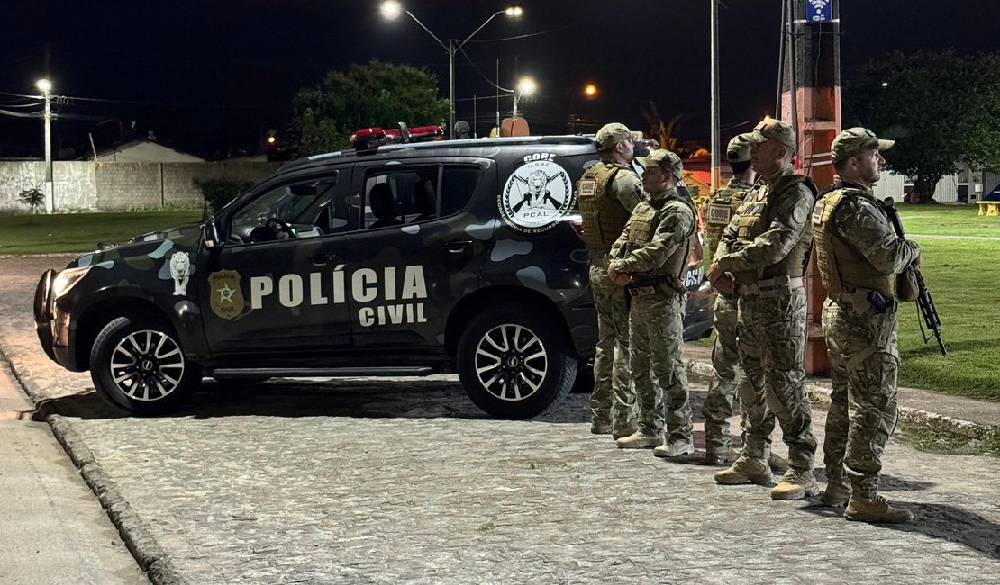 Polícia Civil realiza rondas e buscas para promover segurança em conjuntos de Rio Largo