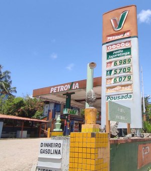 Preço do litro da gasolina em Japaratinga aumenta para R$ 6,98
