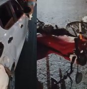 Motociclista sofre fratura no fêmur após colisão com carro no Tabuleiro do Martins