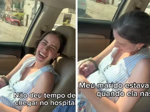 Médica faz próprio parto dentro de carro e enrola bebê em pano de prato