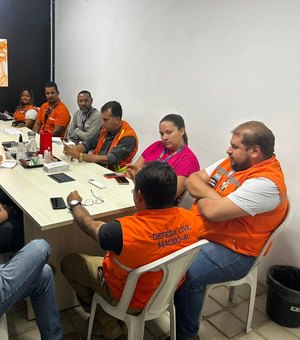 Defesa Civil reforça estratégia conjunta para enfrentar período chuvoso em Maceió