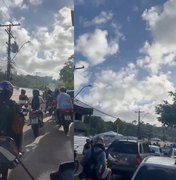 Obra da BRK Ambiental deixa trânsito caótico na região do bairro Bebedouro