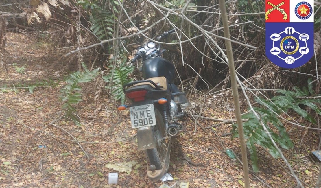 Rádio Patrulha recupera motocicleta roubada em Arapiraca