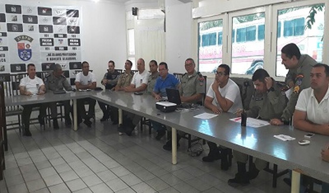 Comando do 3º BPM realiza reunião estratégica com oficiais da Unidade do agreste alagoano