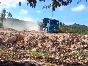 Poeira constante adoece moradores da zona rural de Maragogi