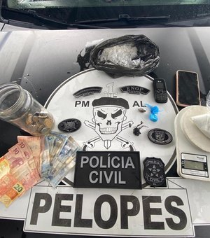 PM apreende ilícitos e prende suspeito de homicídios em União dos Palmares